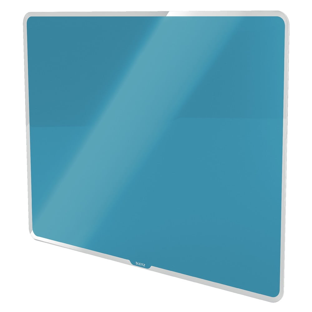 Modrá sklenená magnetická tabuľa Leitz Cosy 80 x 60 cm