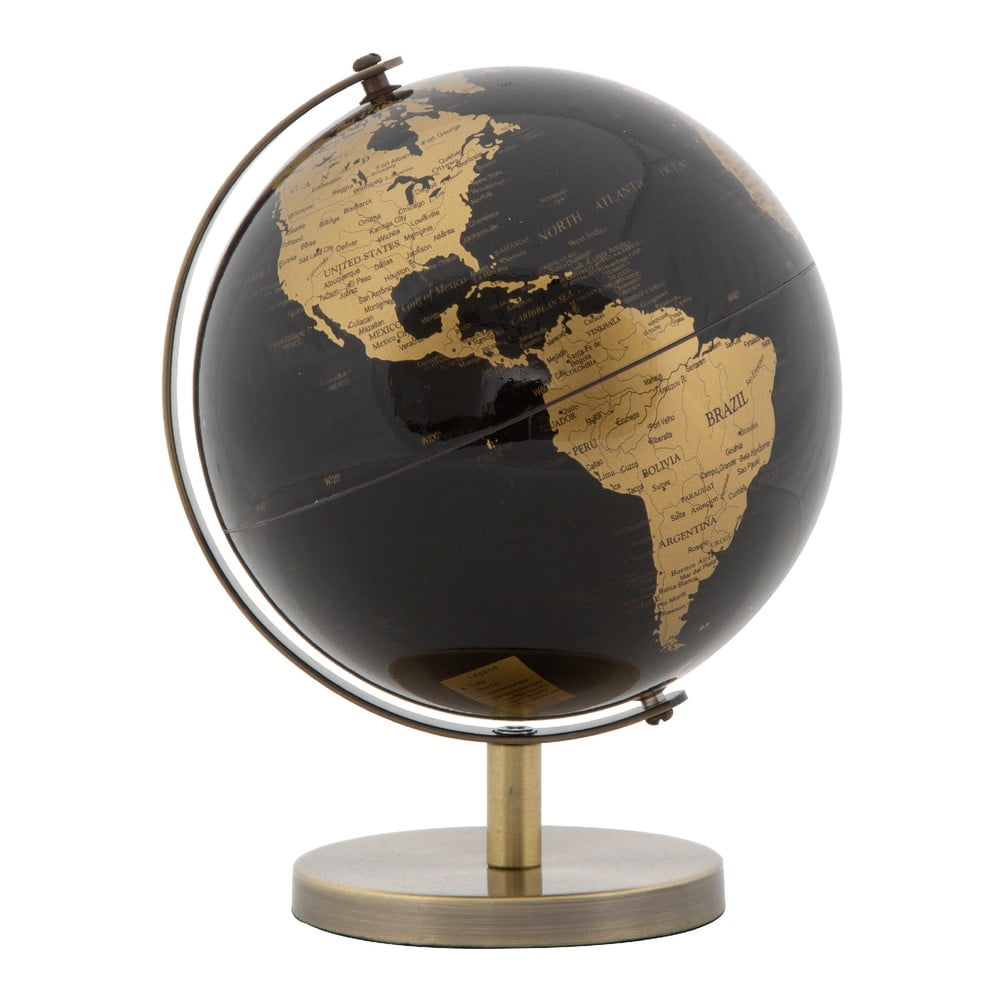 Dekorácia v tvare glóbusu Mauro Ferretti Globe Bronze ø 13 cm