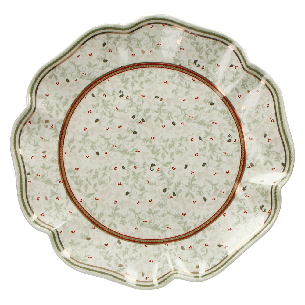 Porcelánový tanier s vianočným motívom Brandani Piatto ⌀ 31 cm