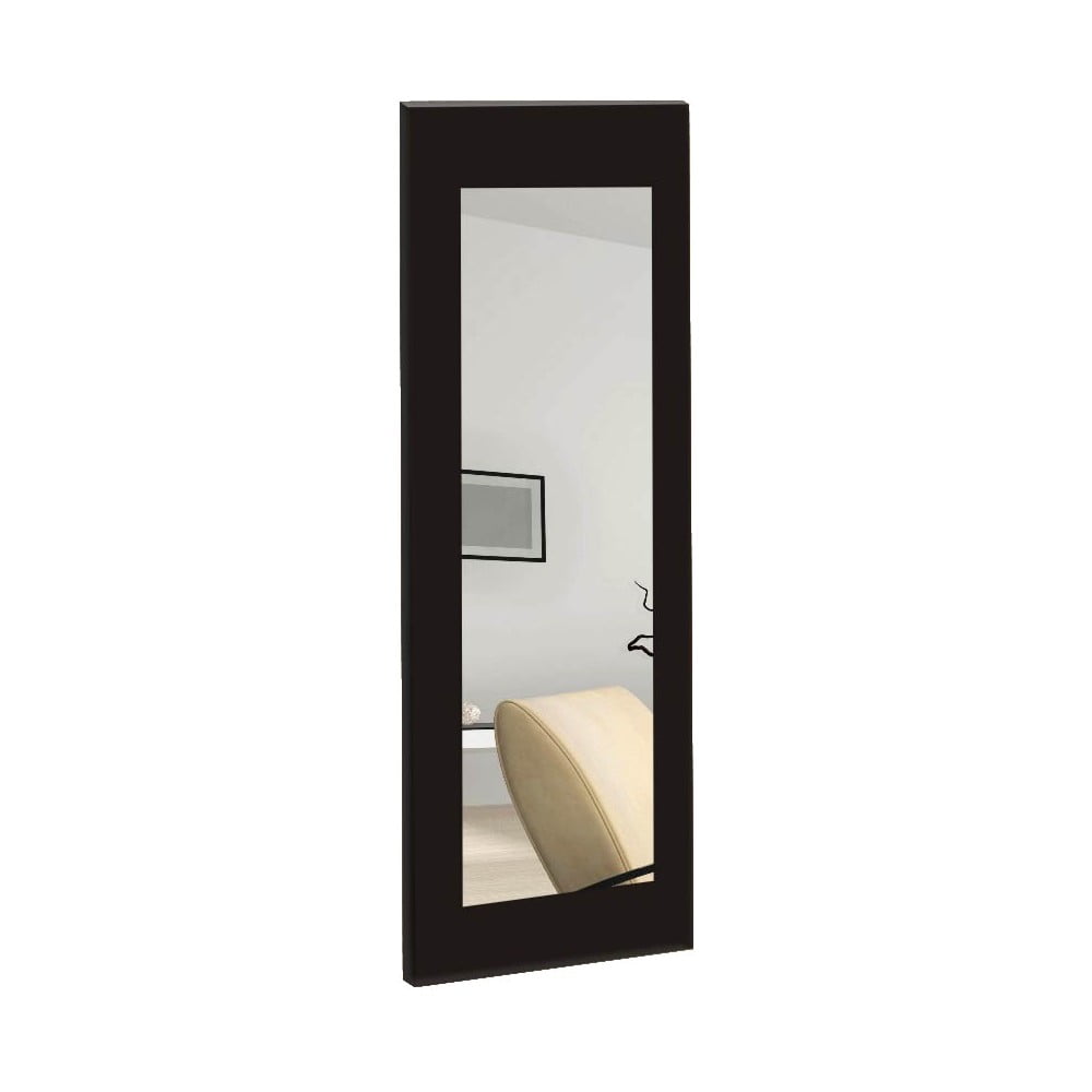 Nástenné zrkadlo s čiernym rámom Oyo Concept Chiva 40 x 120 cm