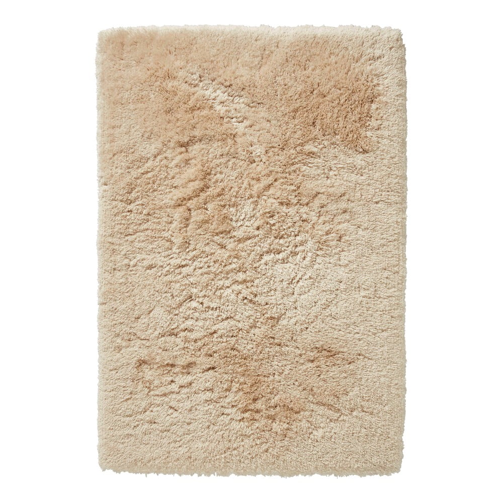 Svetlokrémový ručne tuftovaný koberec Think Rugs Polar PL Cream 60 × 120 cm
