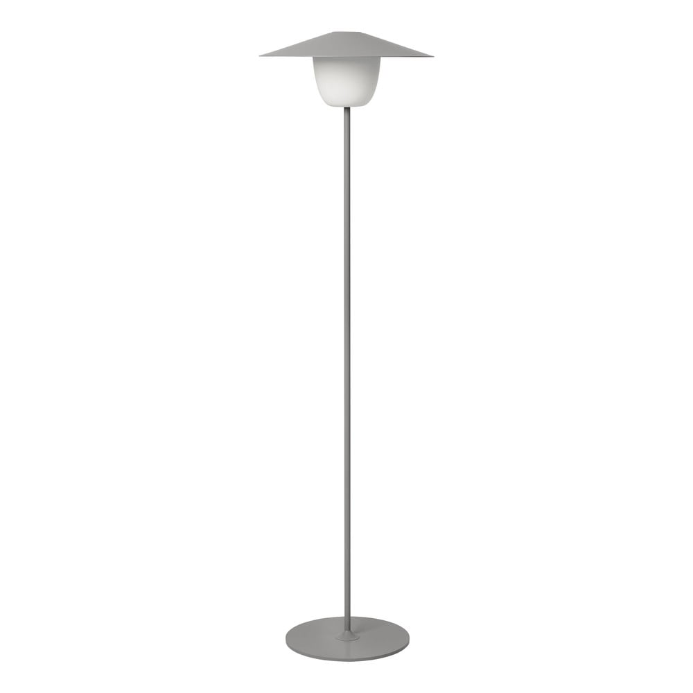 Sivá vysoká LED lampa Blomus Ani Lamp