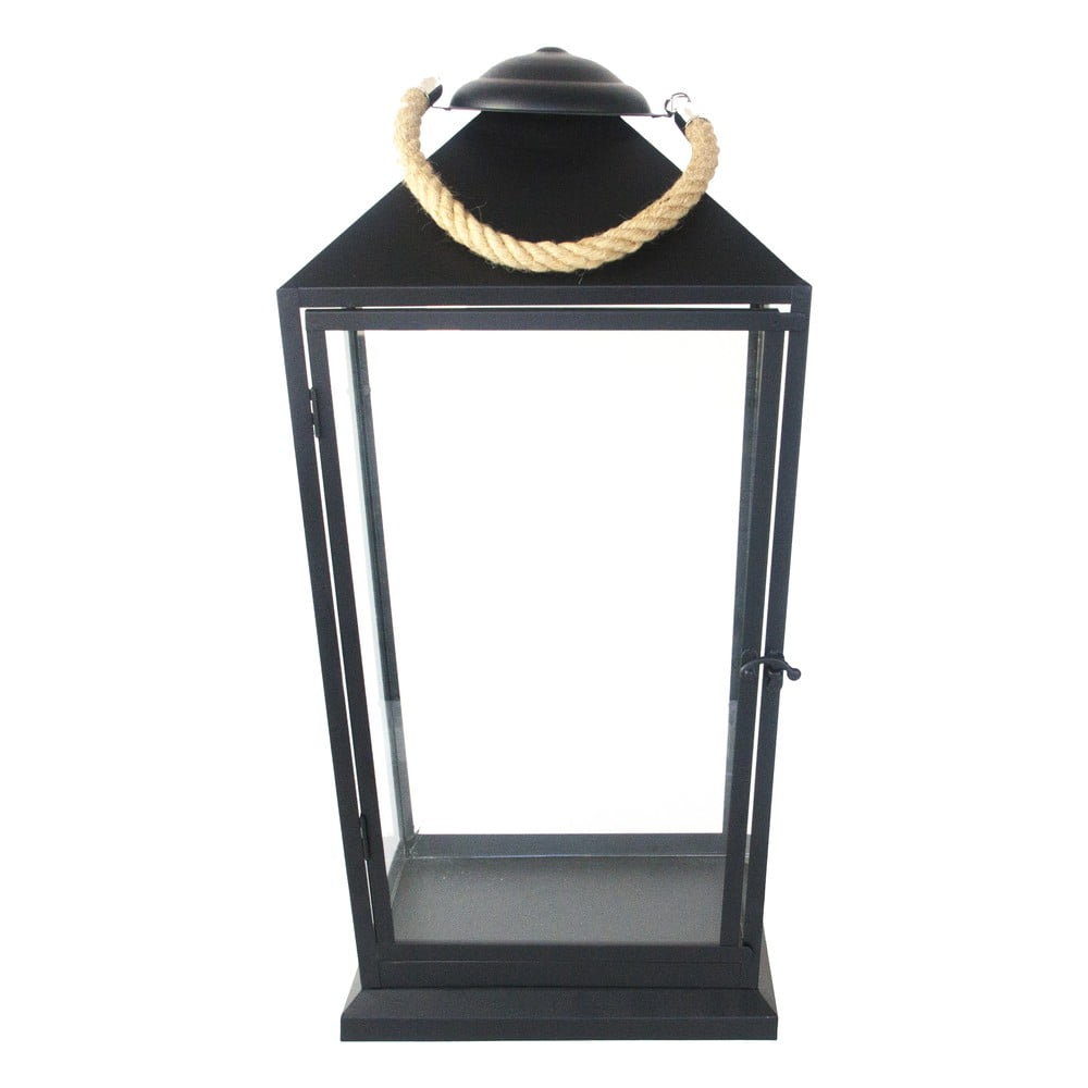 Čierny lampáš Esschert Design Classical výška 58 cm