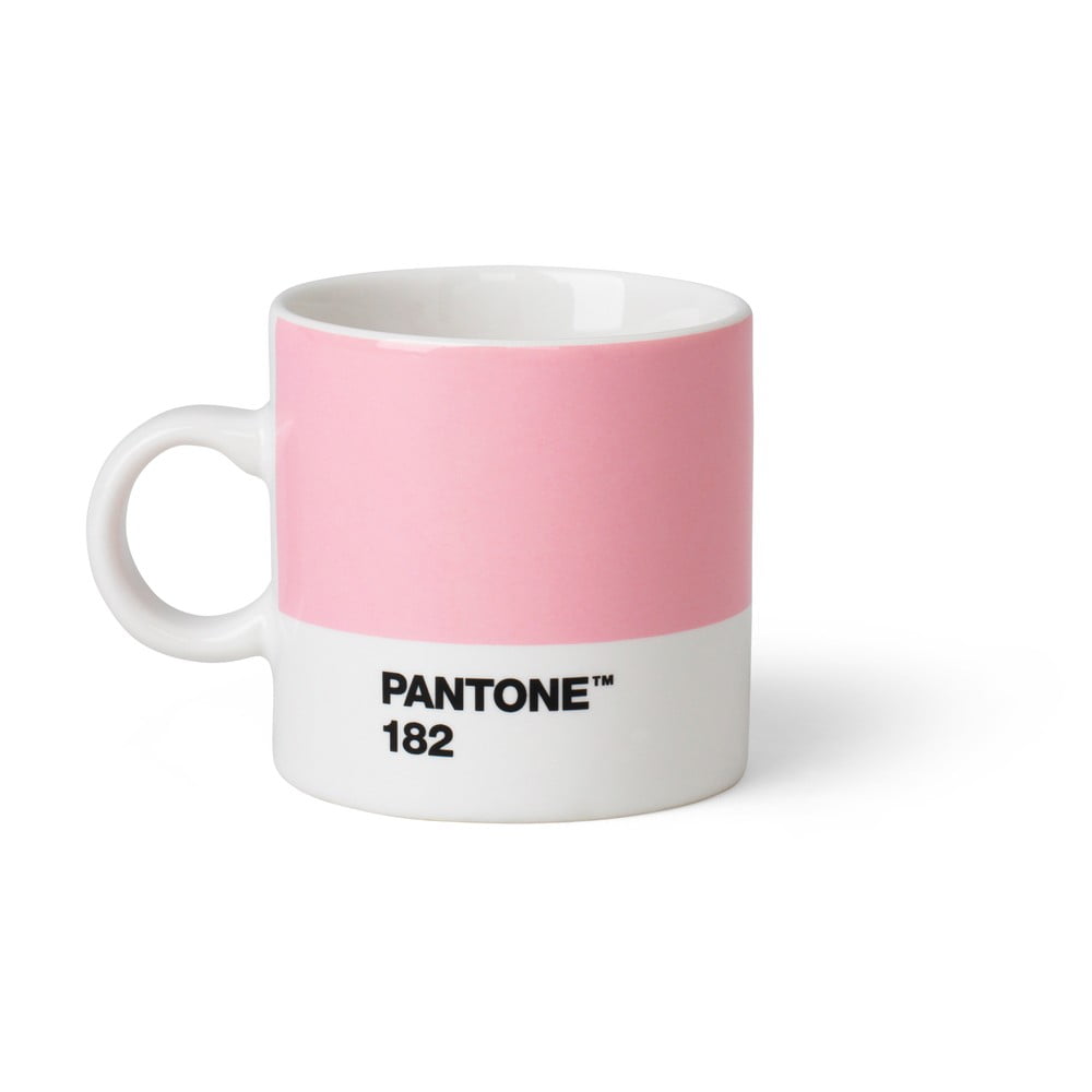 Svetloružový hrnček Pantone Espresso 120 ml