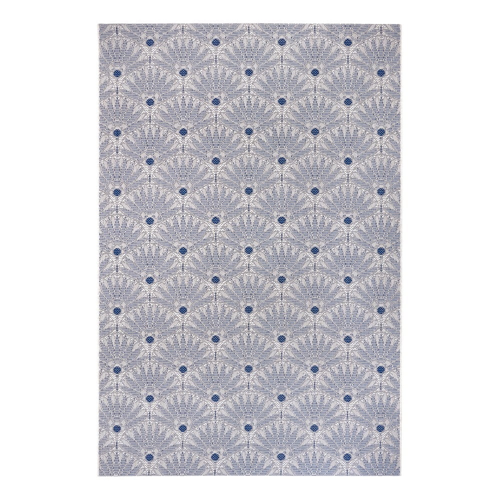 Modro-sivý vonkajší koberec Ragami Amsterdam 120 x 170 cm