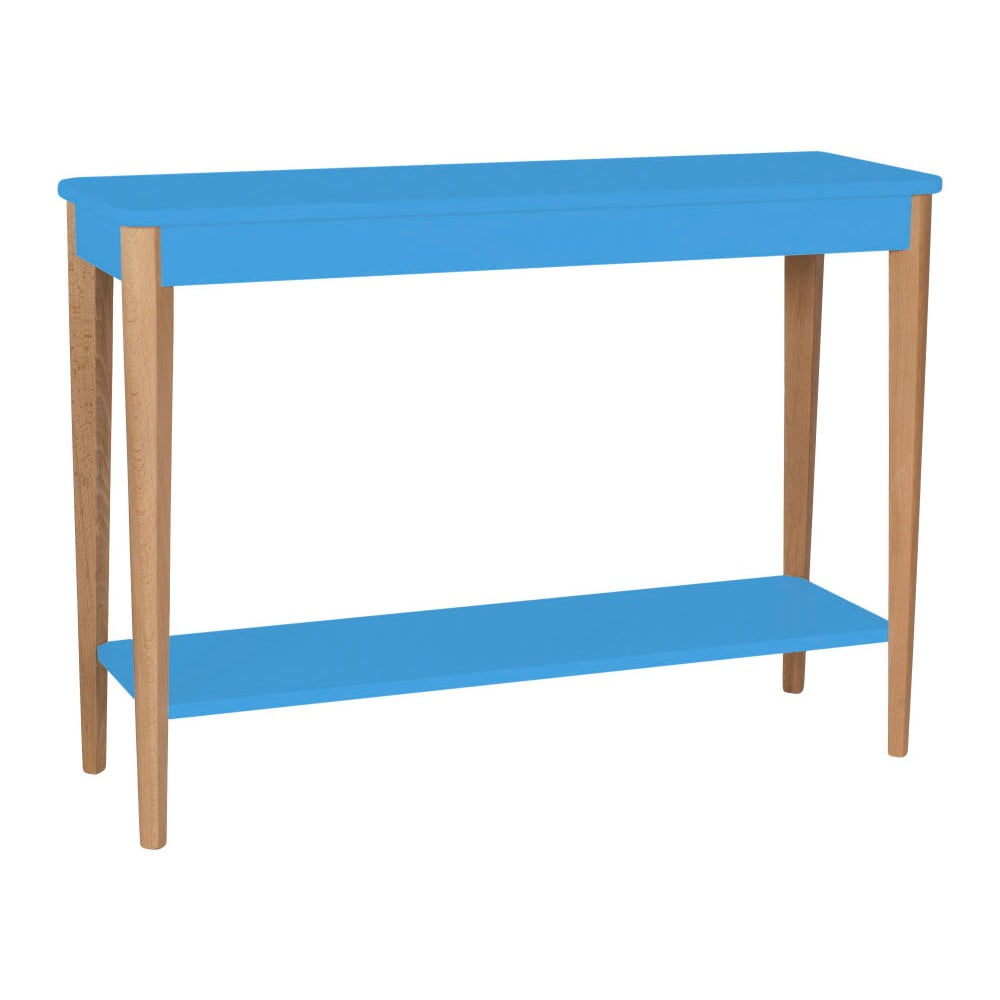 Modrý konzolový stolík Ragaba Ashme šírka 105 cm