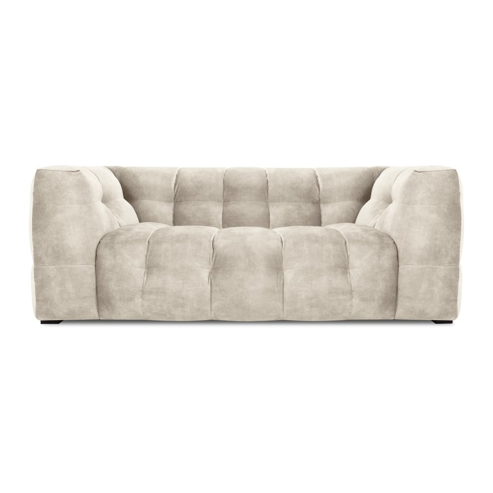 Béžová zamatová pohovka Windsor  Co Sofas Vesta 208 cm