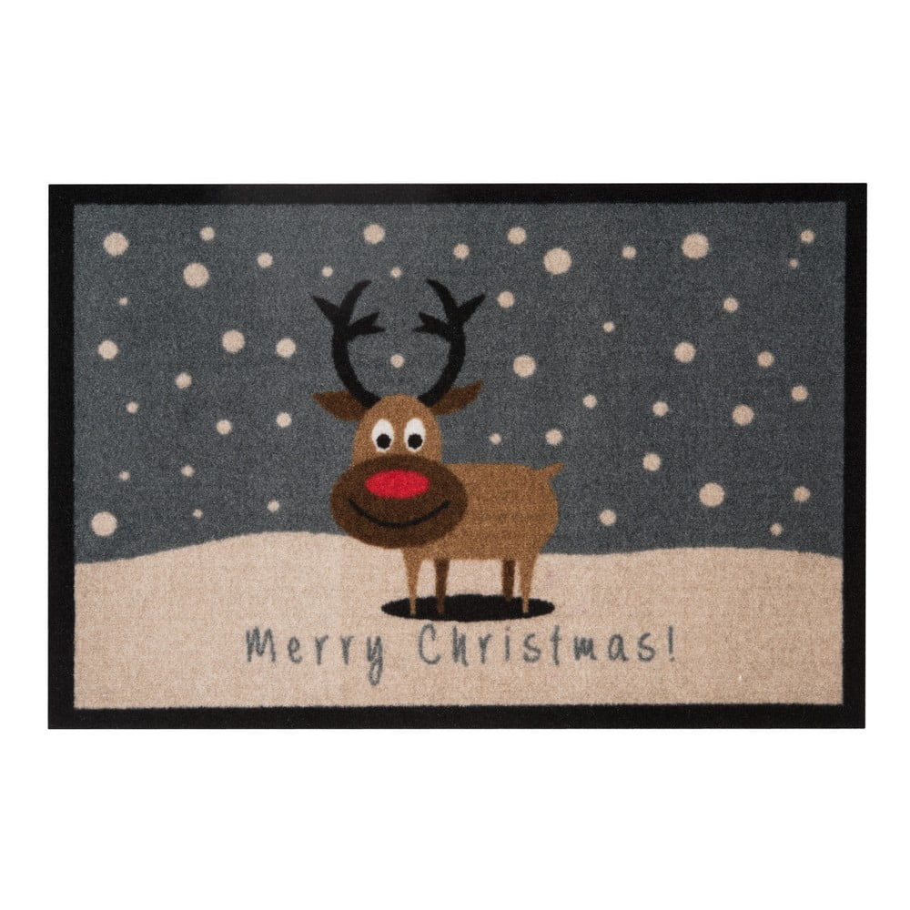 Rohožka Hanse Home Merry Christmas Reindeer 40 × 60 cm