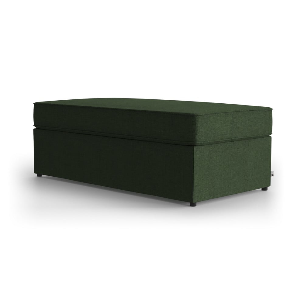 Zelená polstrovaná rozkladacia lavica My Pop Design Brady 130 cm