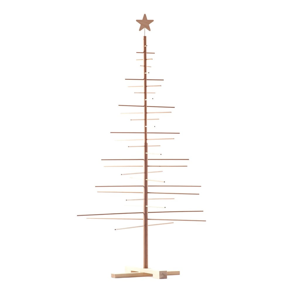 Drevený vianočný stromček Nature Home výška 190 cm