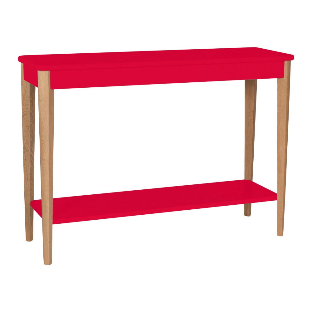 Červený konzolový stolík Ragaba Ashme šírka 105 cm