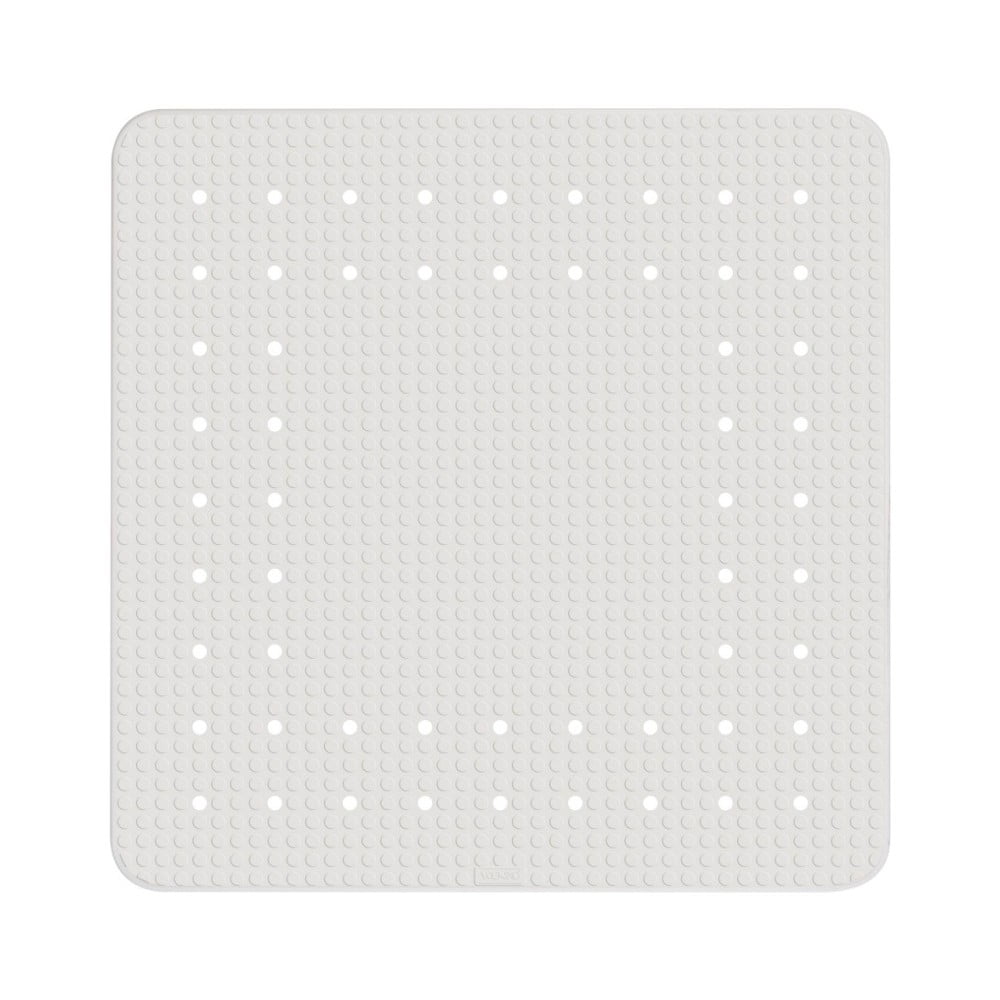 Biela protišmyková kúpeľňová podložka Wenko Mirasol 54 × 54 cm