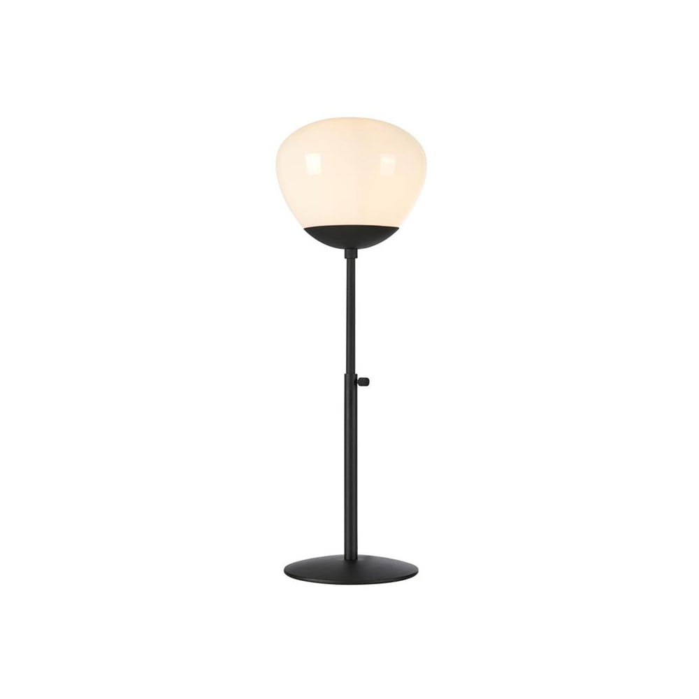 Čierna stolová lampa Markslöjd Rise výška 75 cm