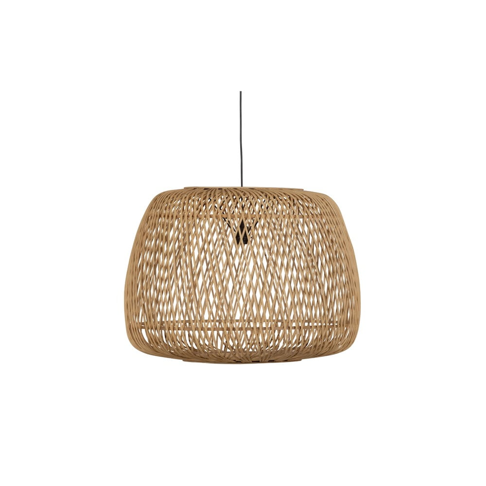 Prírodná závesná lampa z bambusu WOOOD Moza ø 70 cm