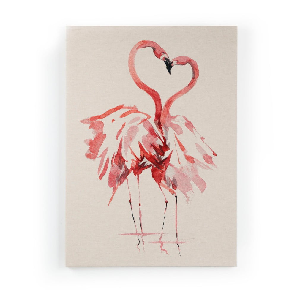 Obraz na plátne Surdic Flamingo 40 x 60 cm