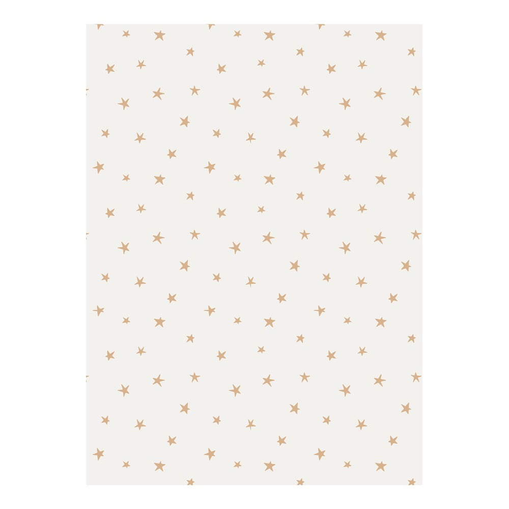 5 hárkov bieleho baliaceho papiera eleanor stuart Stars 50 x 70 cm