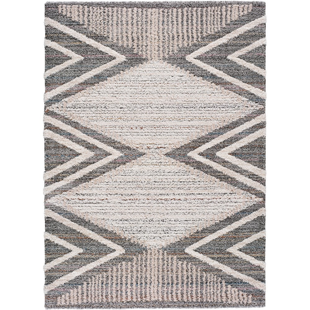 Hnedo-sivý koberec Universal Farah Geo 140 x 200 cm