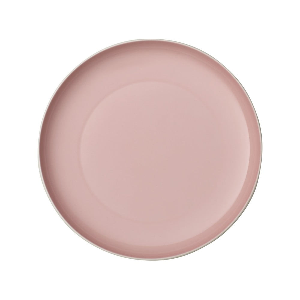 Bielo-ružový porcelánový tanier Villeroy  Boch Uni ⌀ 24 cm