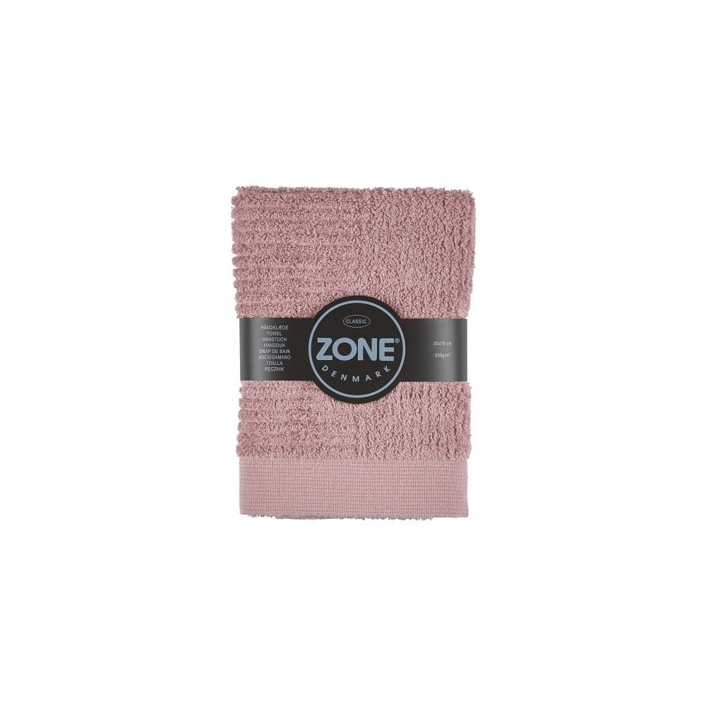 Ružový uterák Zone Classic 50 × 70 cm