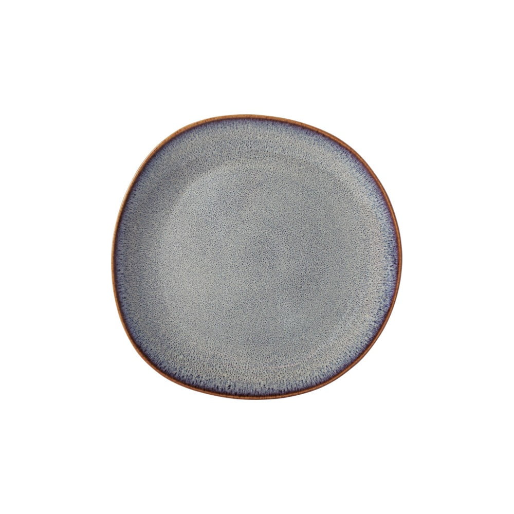 Sivo-hnedý kameninový tanier Villeroy  Boch Like Lave ø 28 cm