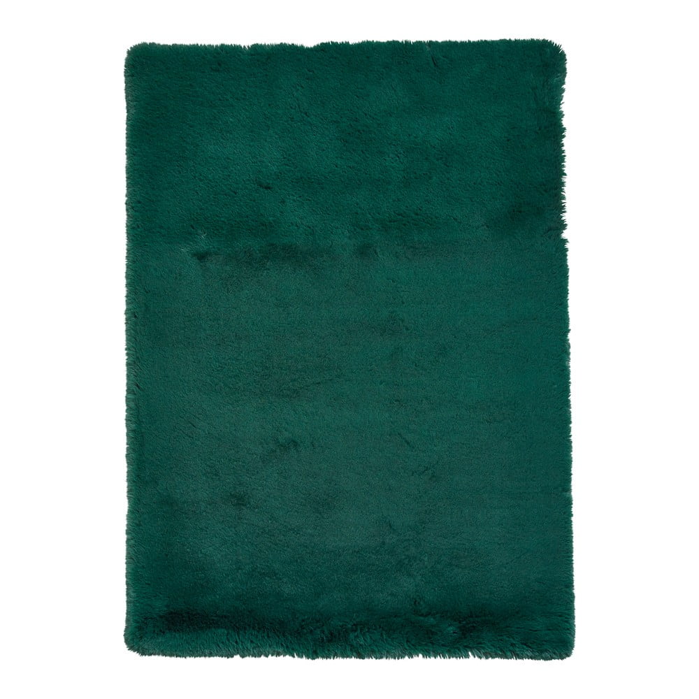 Smaragdovozelený koberec Think Rugs Super Teddy 80 x 150 cm