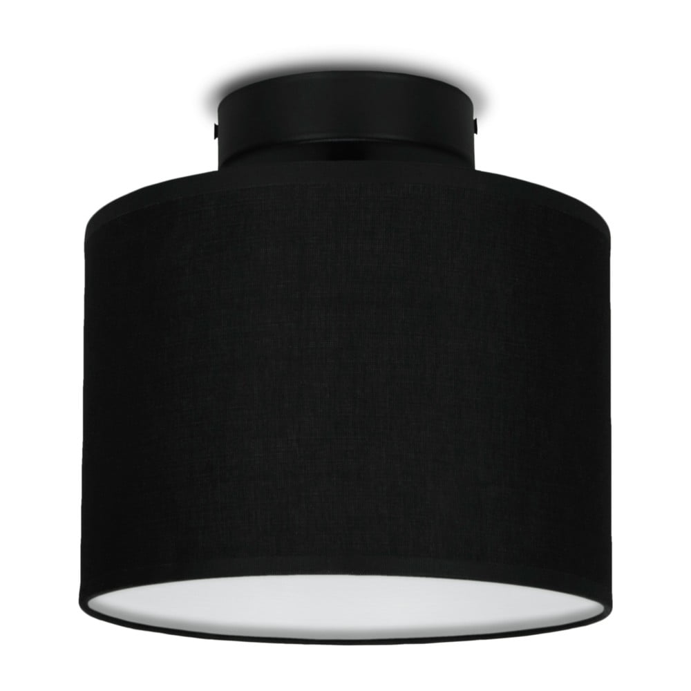 Čierne stropné svietidlo Sotto Luce MIKA XS CP ⌀ 20 cm