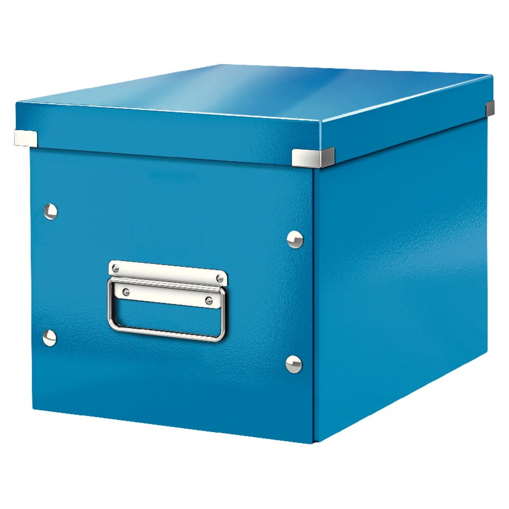 Modrá úložná škatuľa Leitz Office dĺžka 26 cm