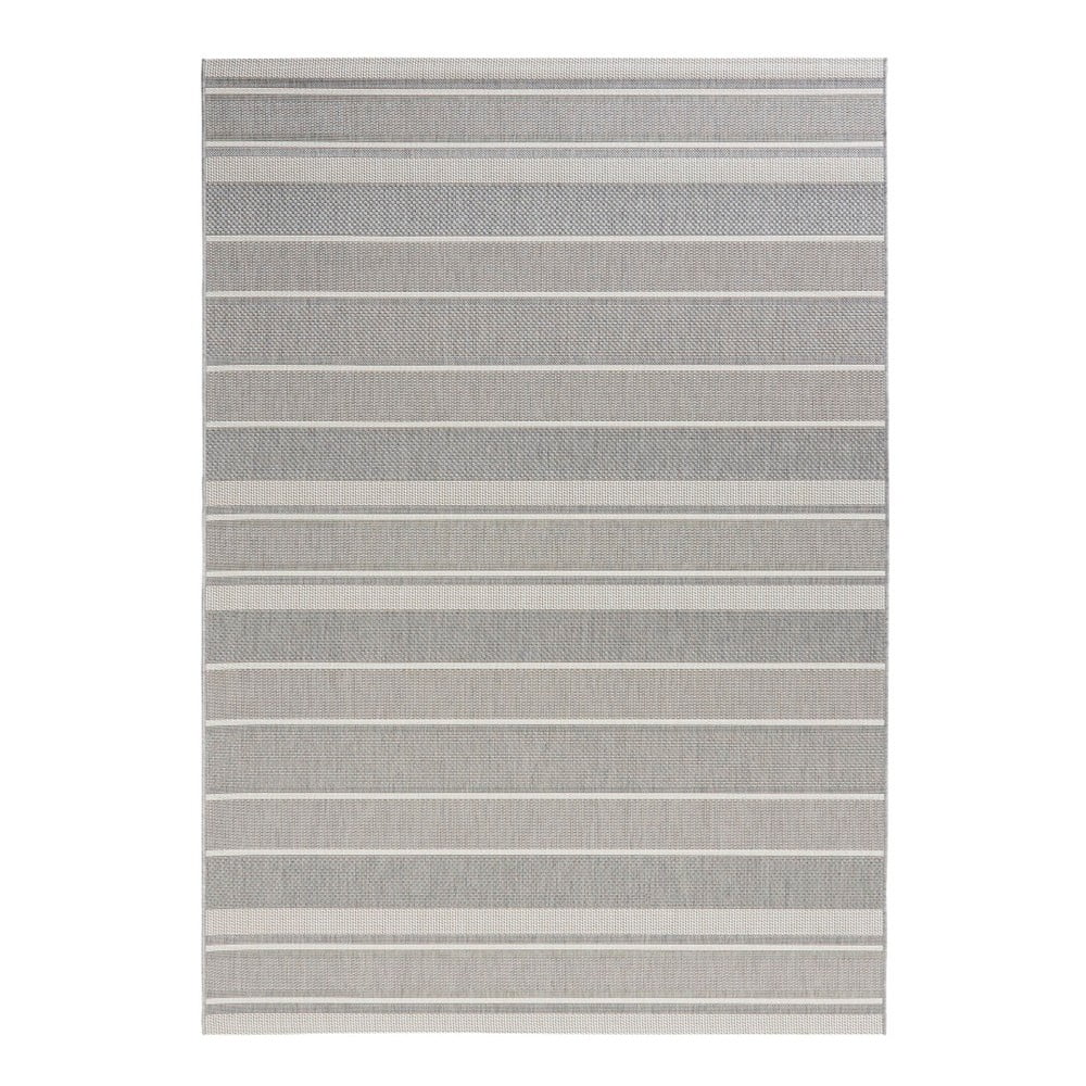 Sivý vonkajší koberec NORTHRUGS Strap 120 x 170 cm