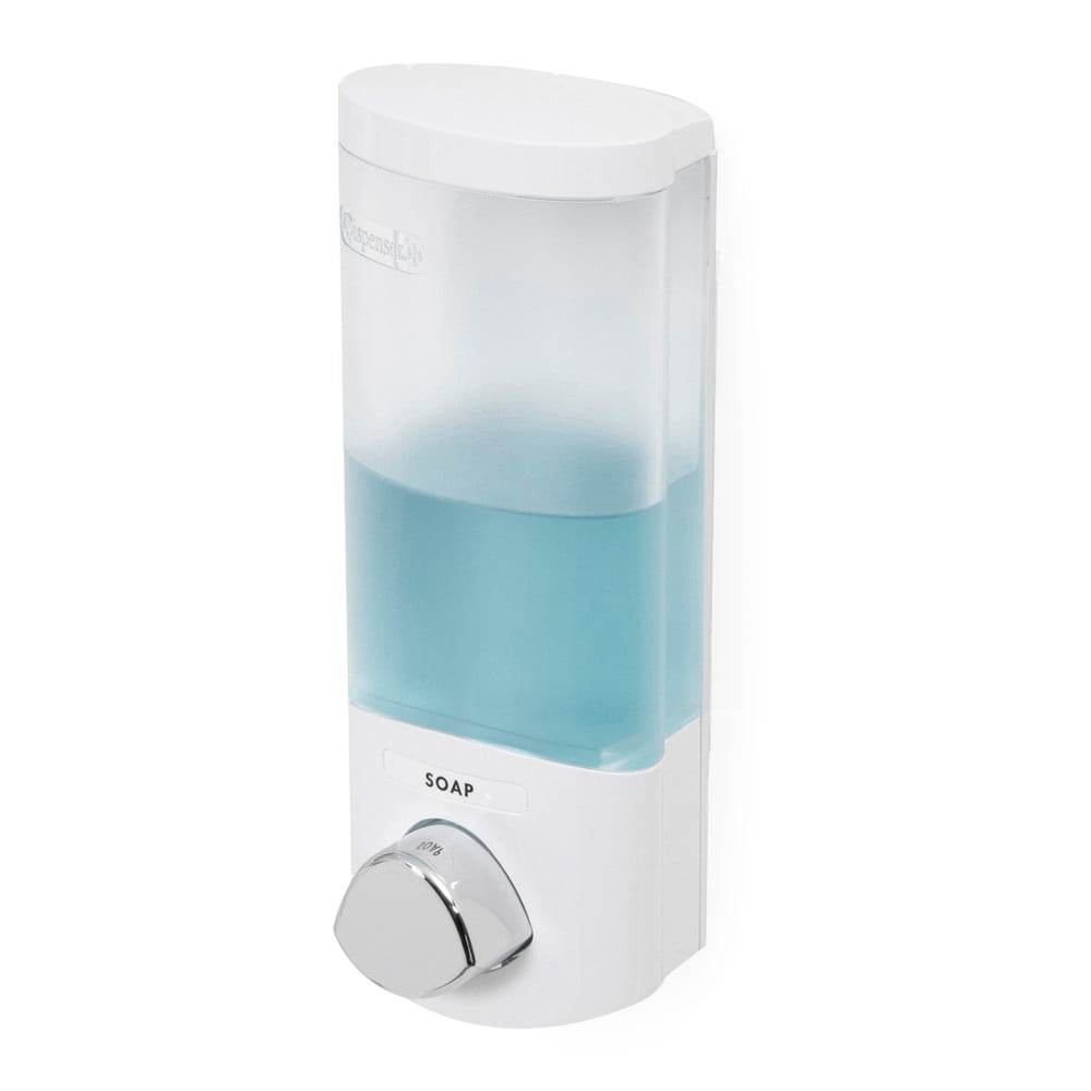 Biely dávkovač na mydlo Compactor Uno 360 ml