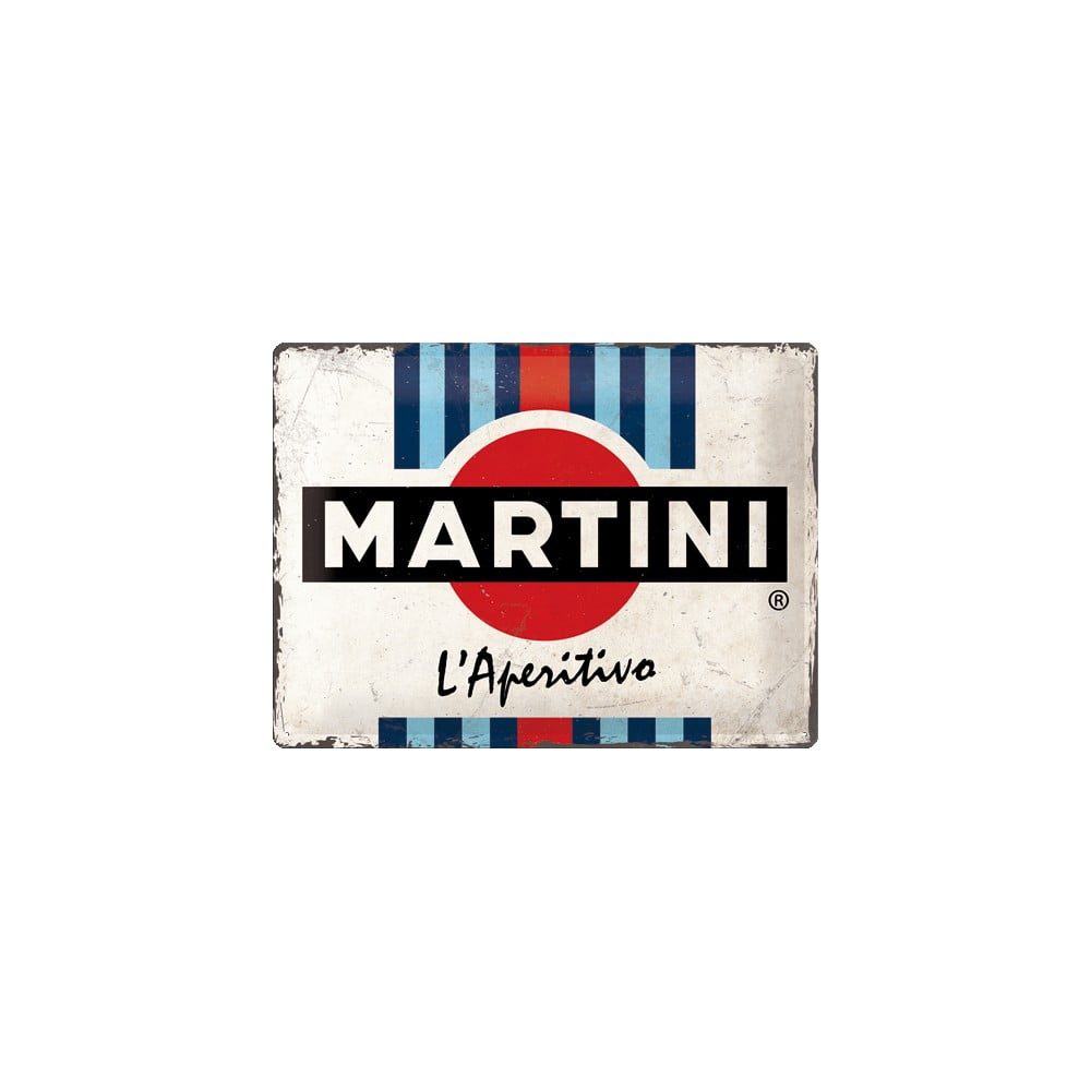 Nástenná dekoratívna ceduľa Postershop Martini
