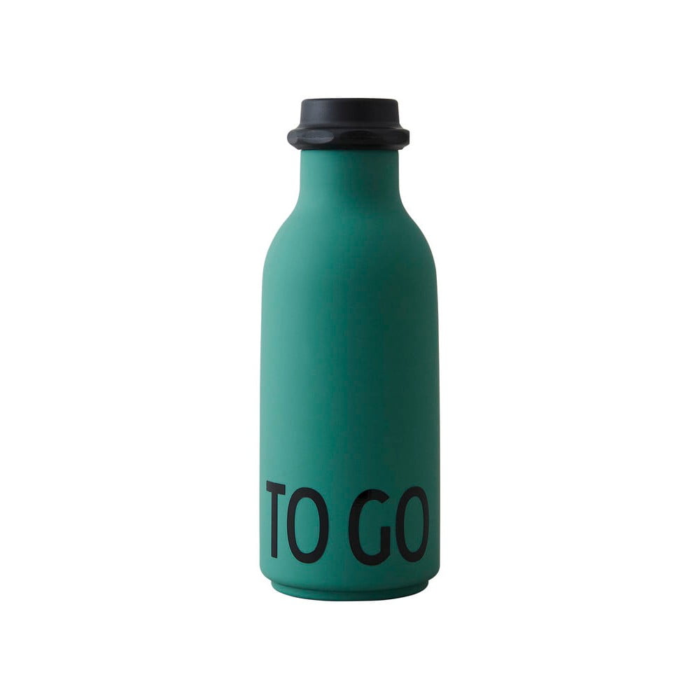 Zelená fľaša na vodu Design Letters To Go 500 ml