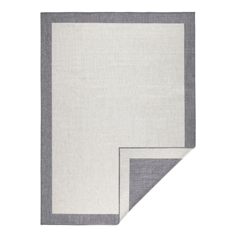 Sivo-krémový vonkajší koberec NORTHRUGS Panama 80 x 150 cm
