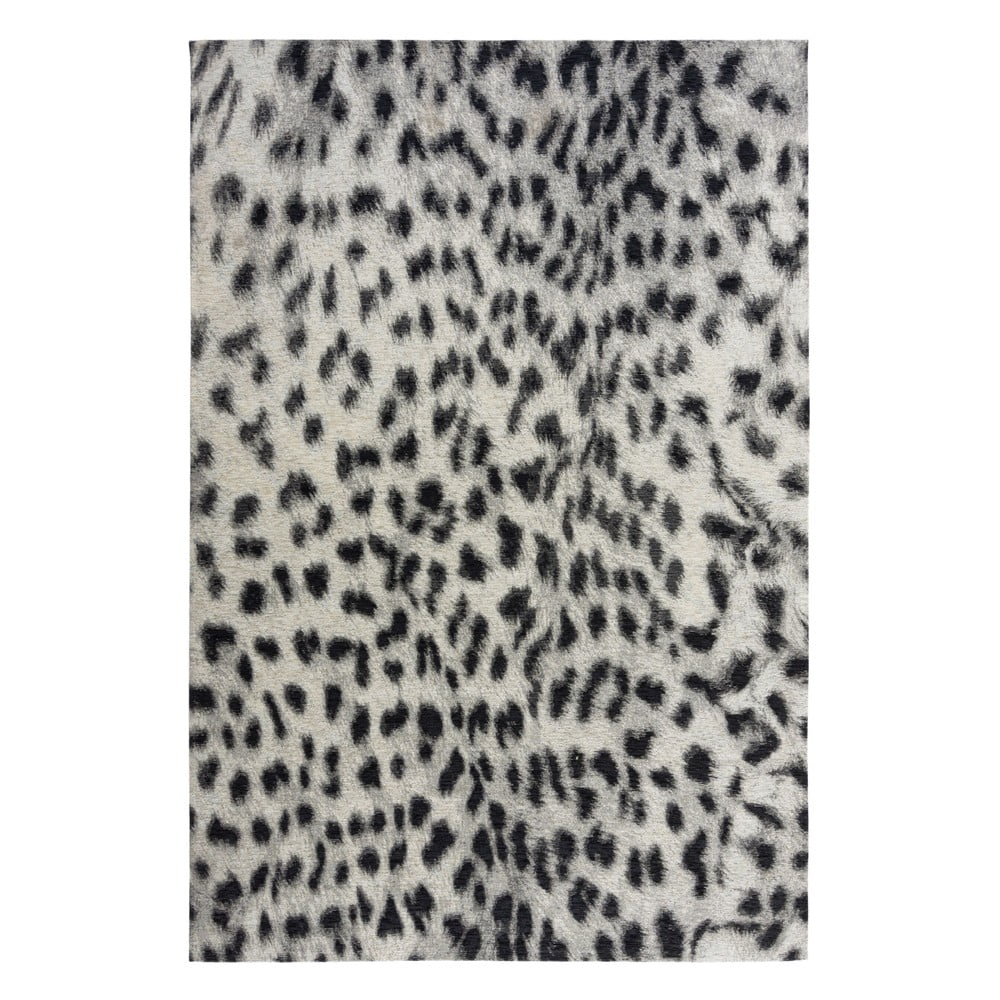 Čierno-sivý koberec Flair Rugs Leopard 155 x 230 cm