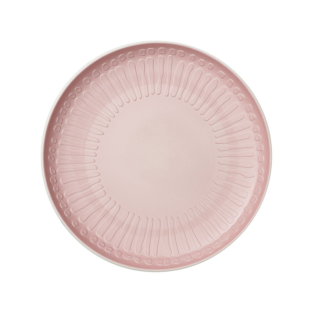 Bielo-ružový porcelánový tanier Villeroy  Boch Blossom ⌀ 24 cm