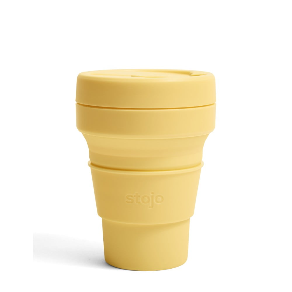 Žltý skladací hrnček Stojo Pocket Cup Mimosa 355 ml