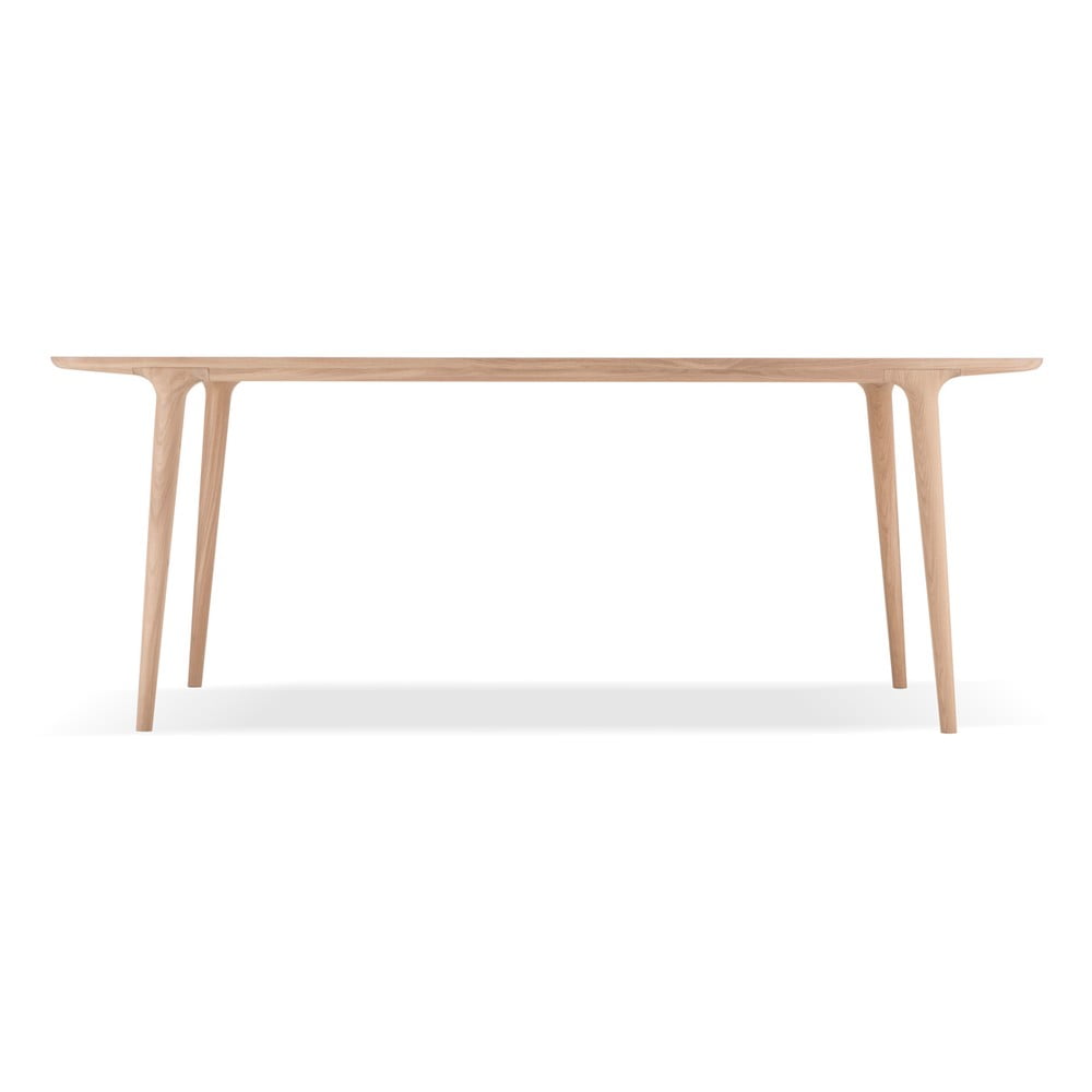Jedálenský stôl z masívneho dubového dreva Gazzda Fawn 200 × 90 cm