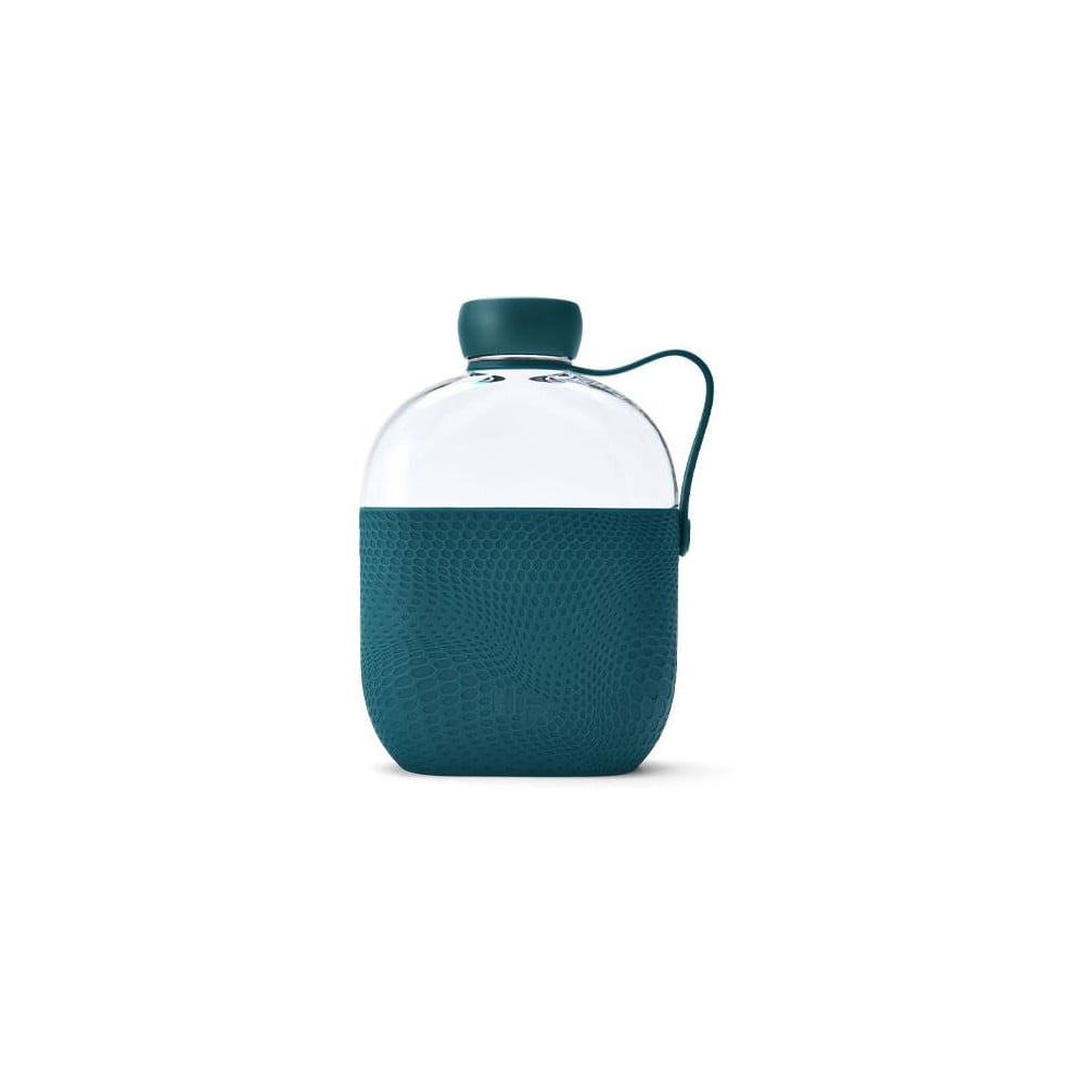 Zelenomodrá fľaša na vodu HIP 650 ml