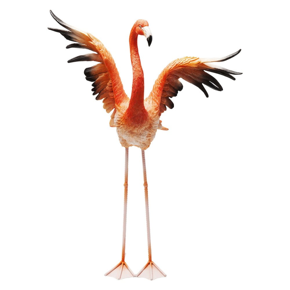 Dekoratívne socha Kare Design Flamingo Road Fly výška 66 cm
