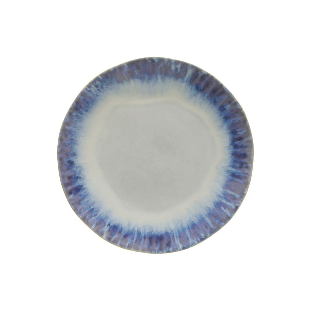Modrobiely kameninový tanier Costa Nova Brisa ⌀ 265 cm