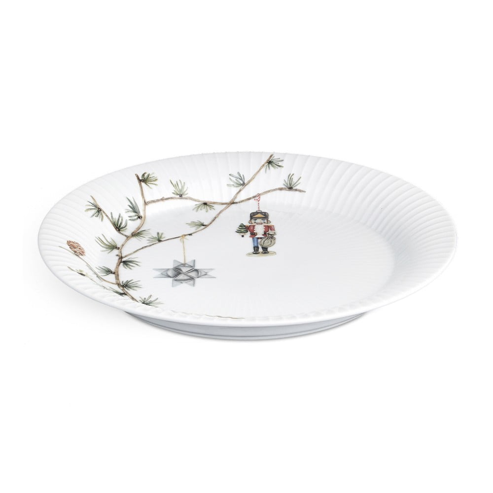 Porcelánový vianočný tanier Kähler Design Hammershoi Christmas Plate ⌀ 27 cm