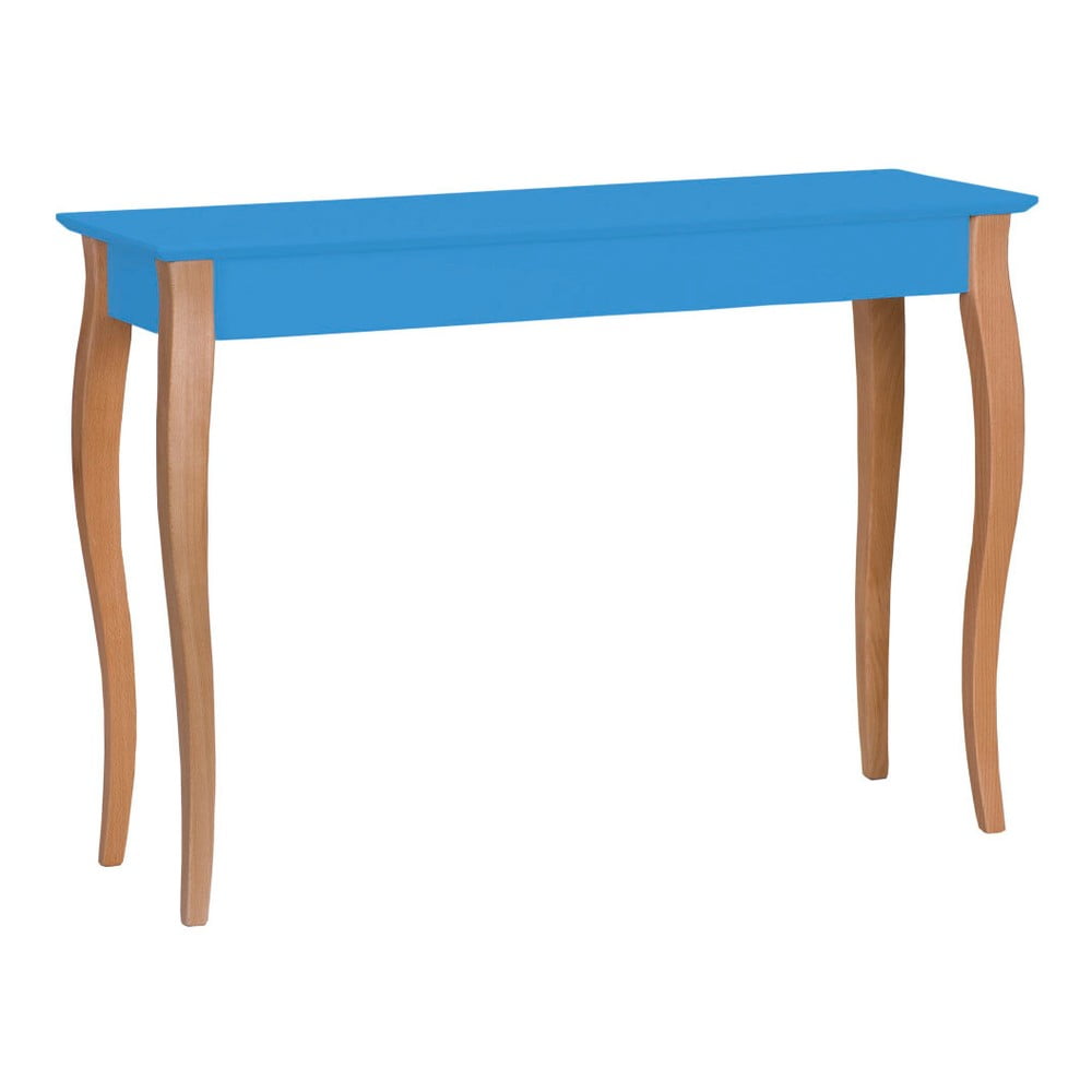 Modrý konzolový stolík Ragaba Lillo šírka 105 cm