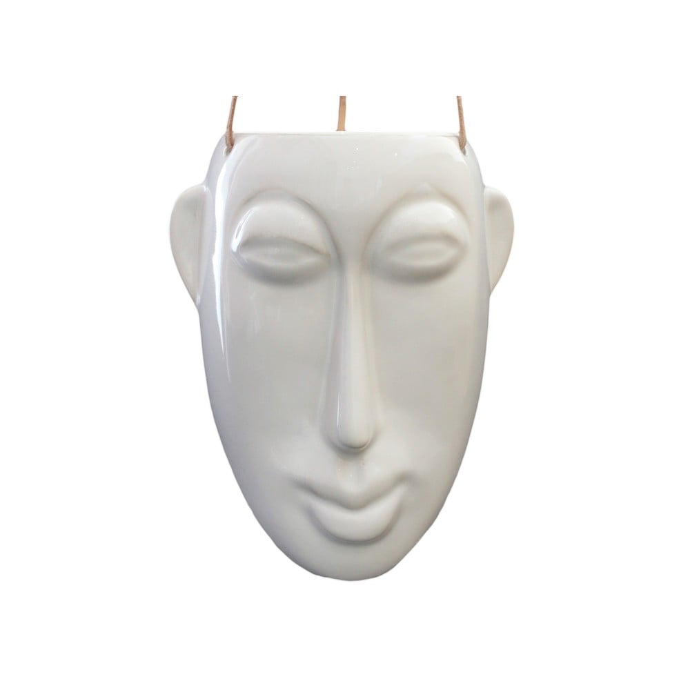Biely závesný kvetináč PT LIVING Mask výška 223 cm