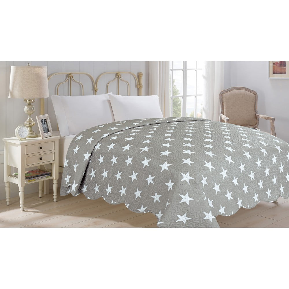 Prikrývka cez posteľ JAHU Collection STARS 220 × 240 cm