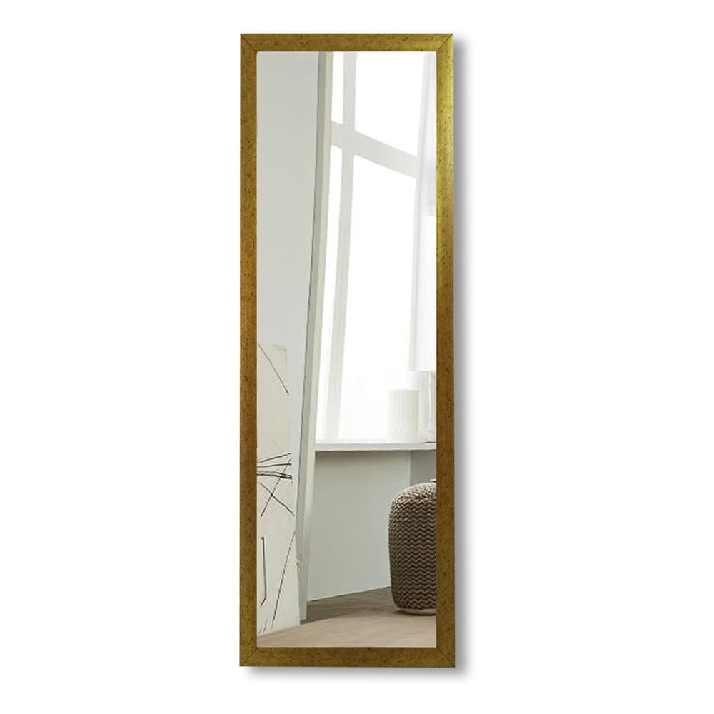 Nástenné zrkadlo s rámom v zlatej farbe Oyo Concept 40 x 105 cm