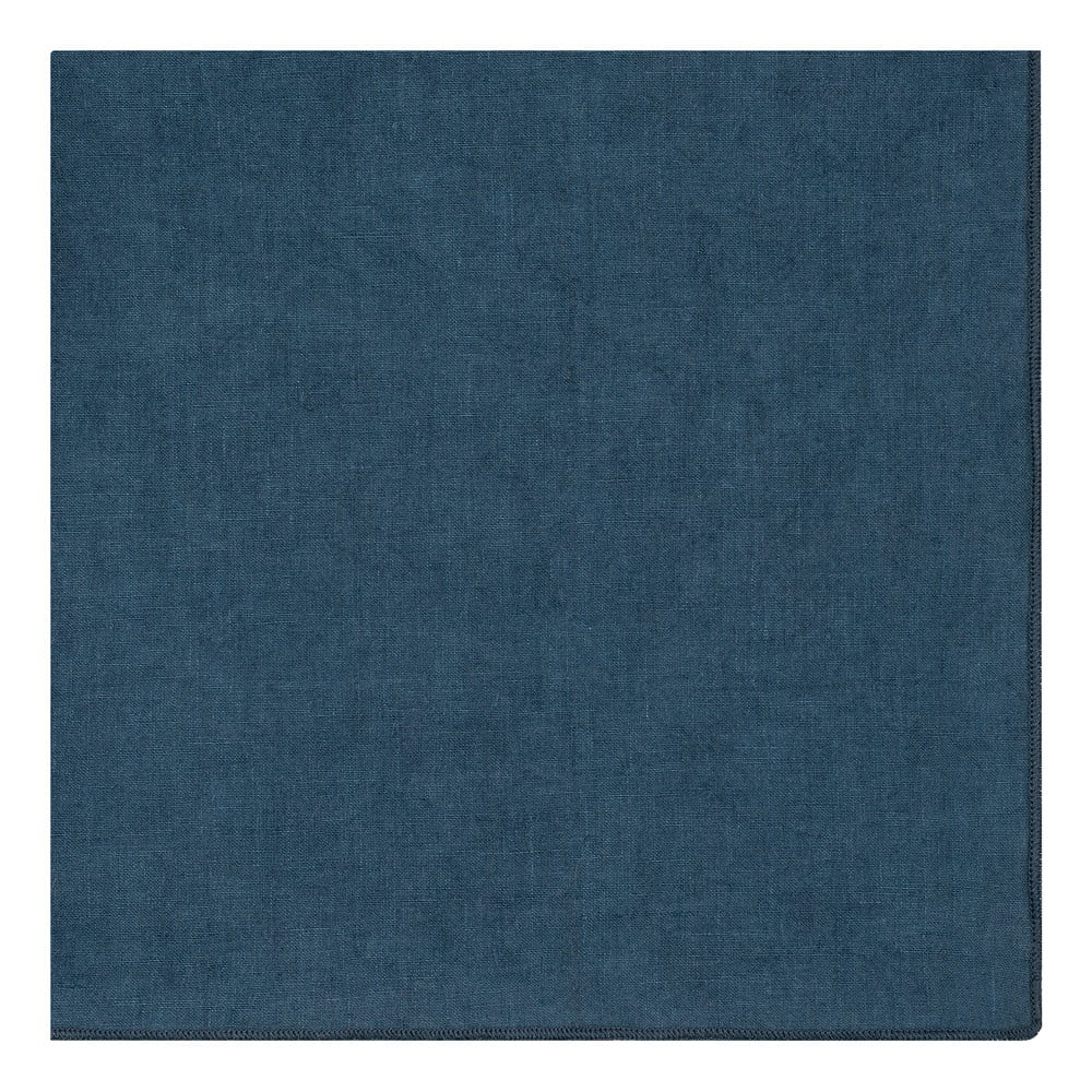 Modrý ľanový obrúsok Blomus Lineo 42 x 42 cm