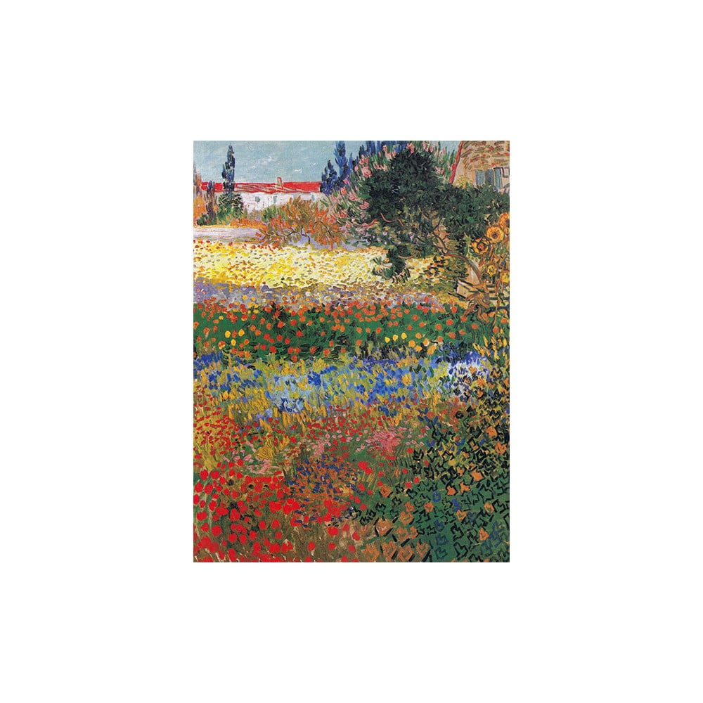 Reprodukcia obrazu Vincent van Gogh - Flower Garden 60 x 45 cm