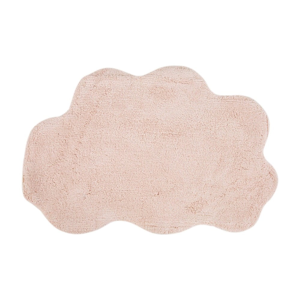 Ružová bavlnená kúpeľňová predložka Irya Home Collection Cloud