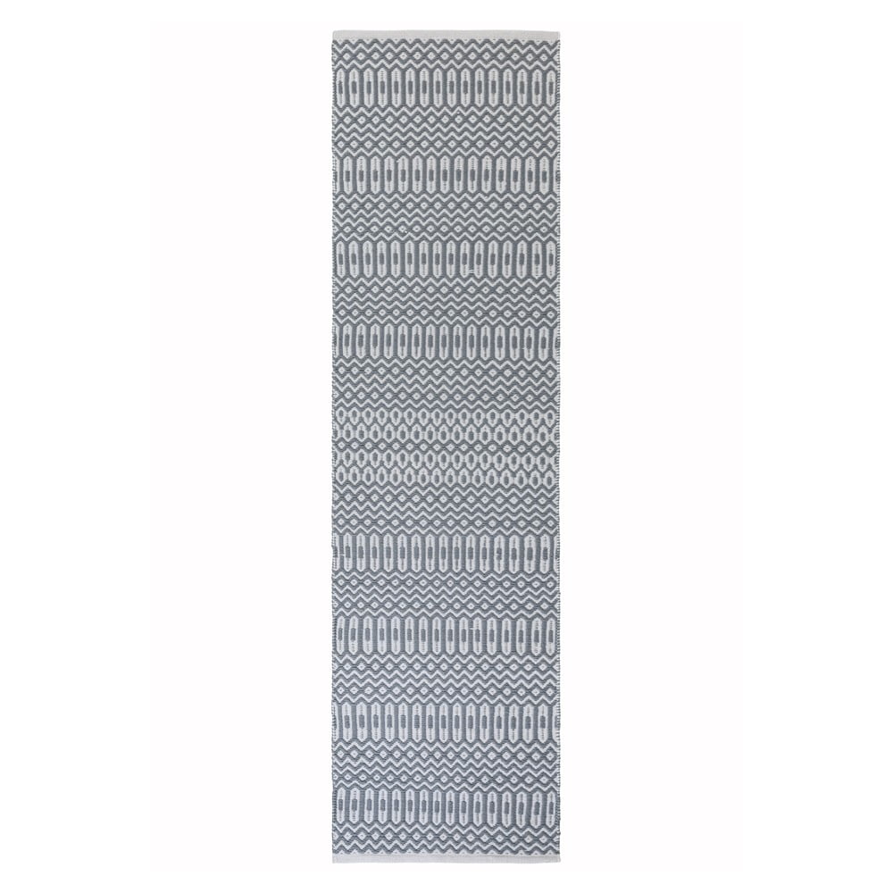 Sivo-biely behúň Asiatic Carpets Halsey 66 x 240 cm