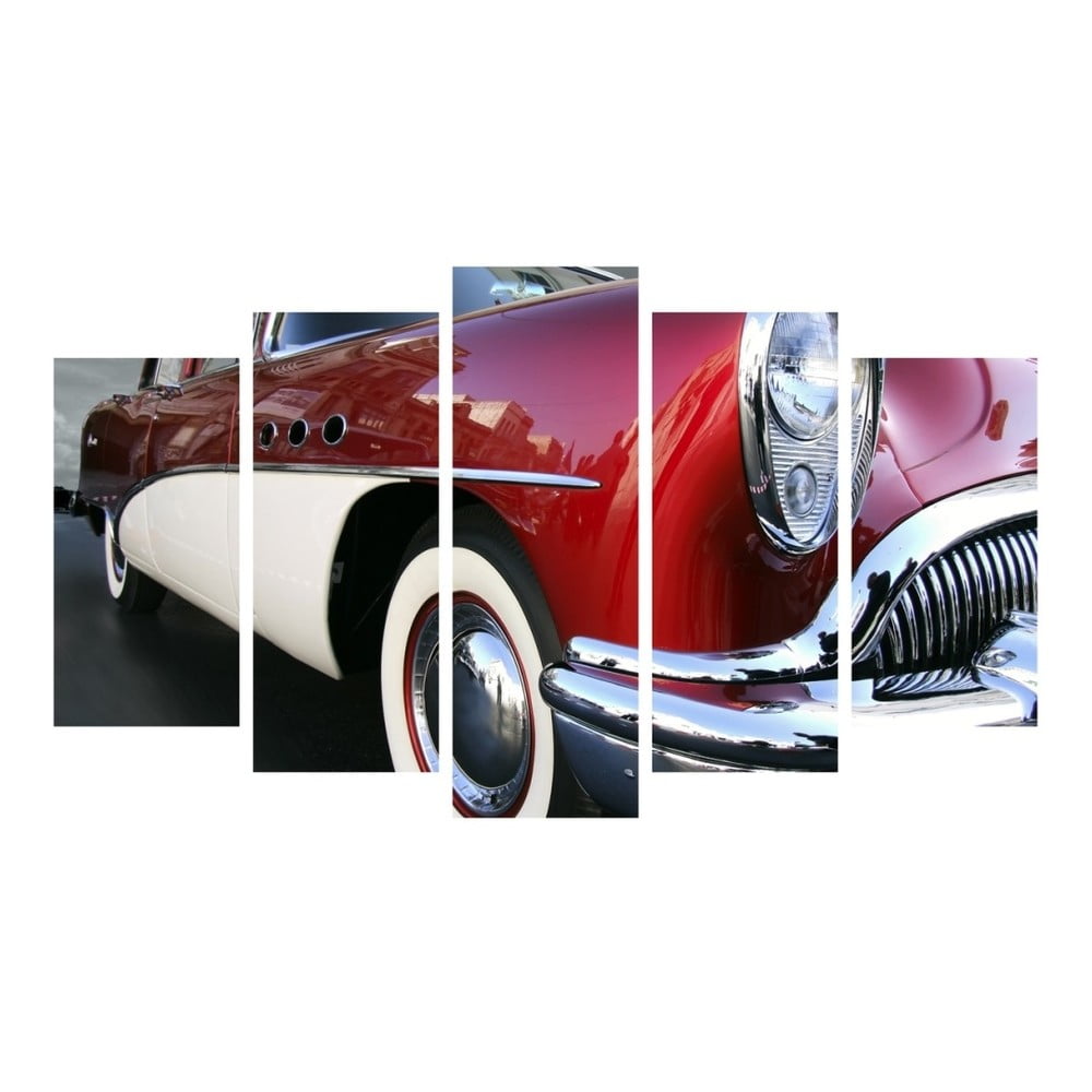Viacdielny obraz 3D Art Retro Vintage Car 102 × 60 cm