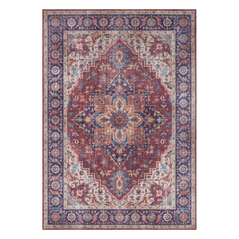 Červeno-fialový koberec Nouristan Anthea 80 x 150 cm